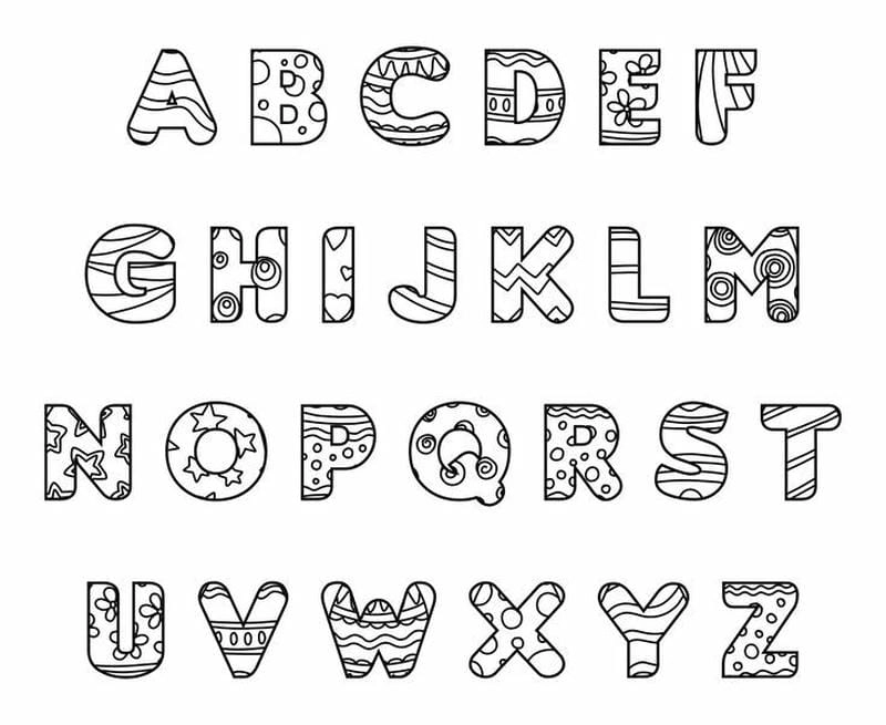 Tải trọn bộ mầm non tranh tô màu 29 chữ cái tiếng việt miễn phí