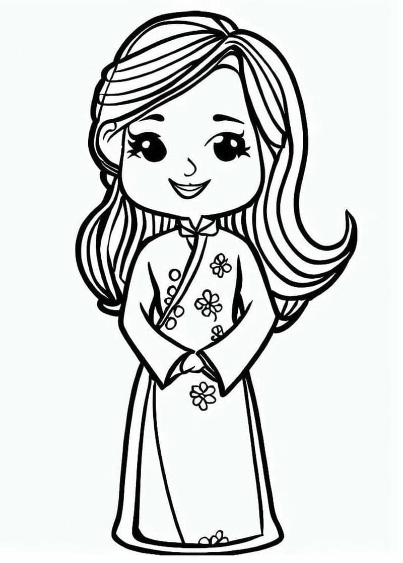 Gửi lời tri ân qua tô màu cô giáo 20/11 đơn giản ý nghĩa