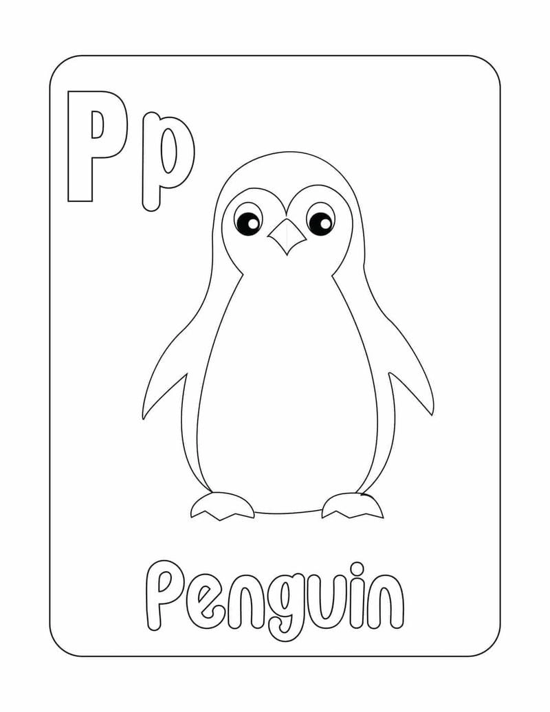 Khám phá thú vui với tranh chim cánh cụt tô màu độc đáo cho bé trong tranh tô màu con chim