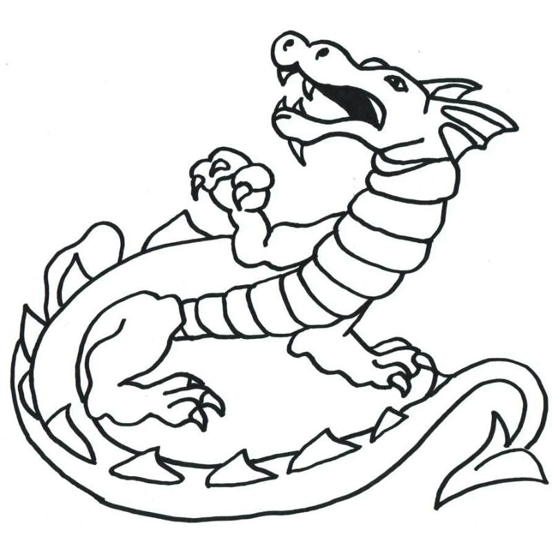 Tô màu rồng nước cho bé mê tranh tô màu con rồng huyền ảo