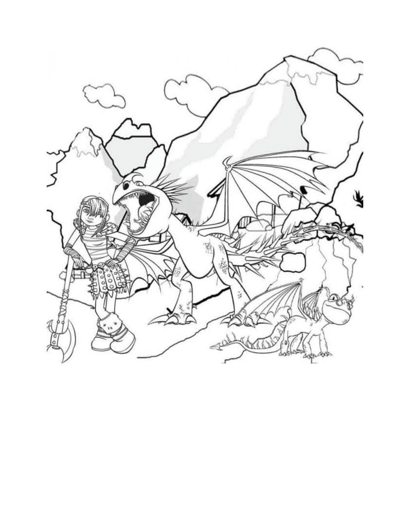 Hình con rồng to màu hấp dẫn từ bộ tranh tô màu con rồng