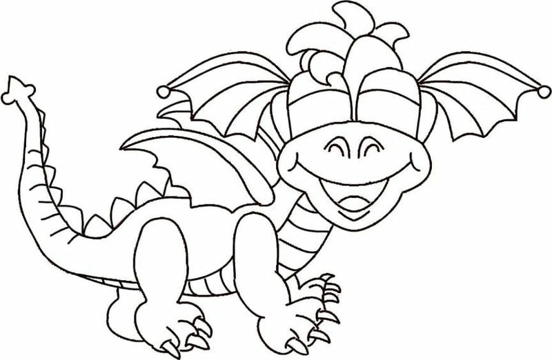 Con rồng tô màu đa dạng chủ đề trong tranh tô màu con rồng