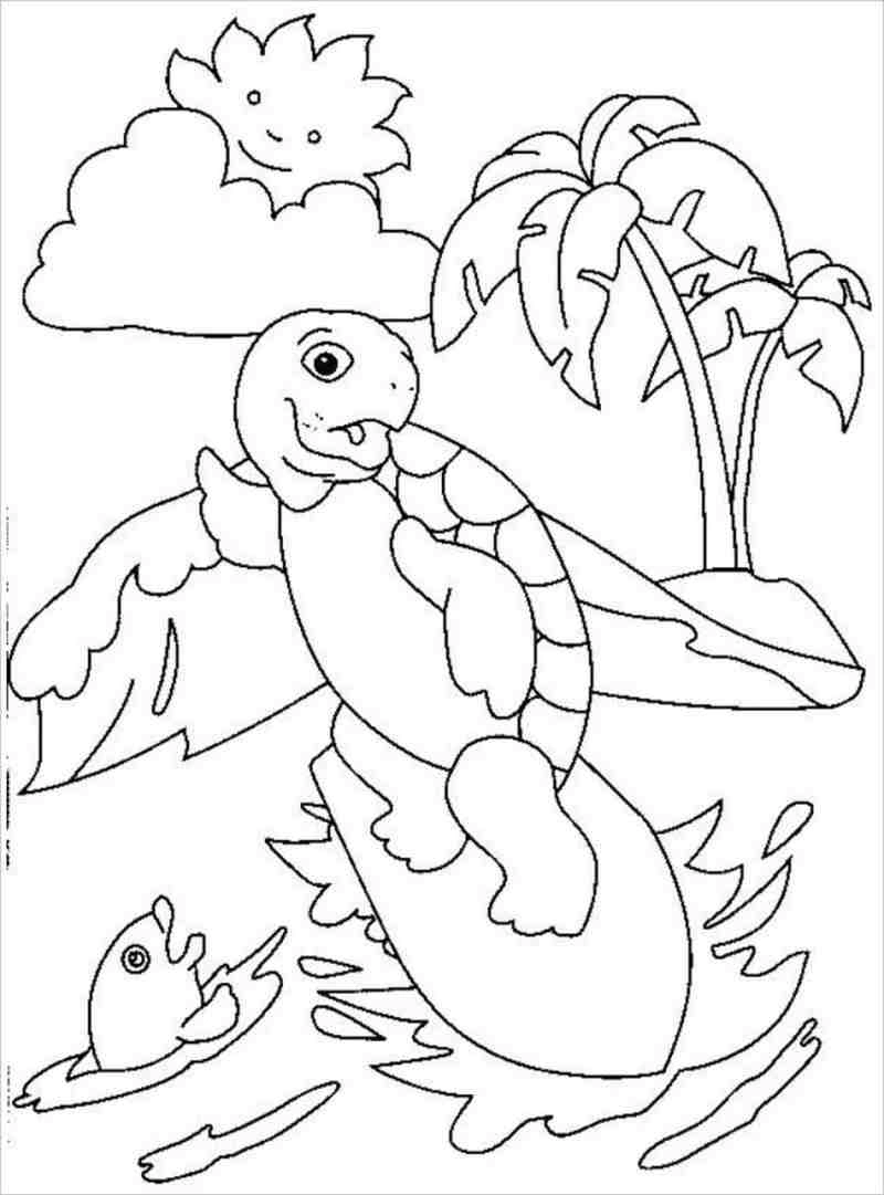 Khám phá loạt hình ảnh con rùa tô màu chuẩn giáo dục sớm