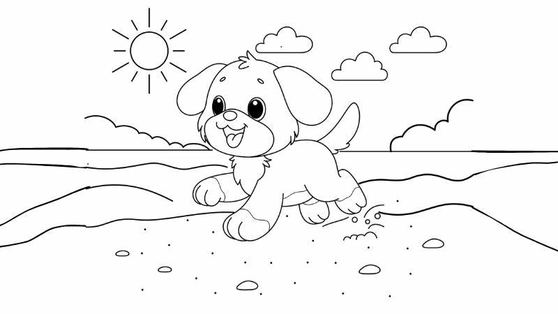 Bộ hình động vật tô màu đơn giản mà hấp dẫn cho bé