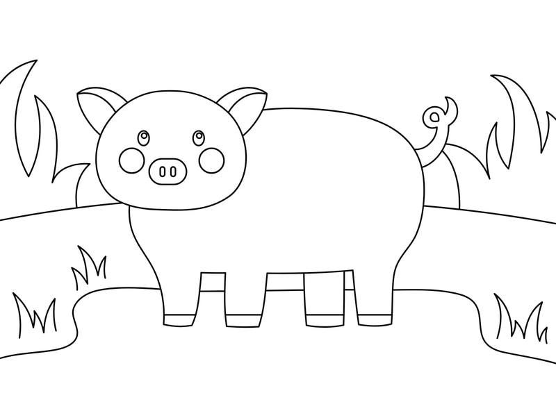 Tuyển chọn hình động vật tô màu cho bé dễ tải dễ tô