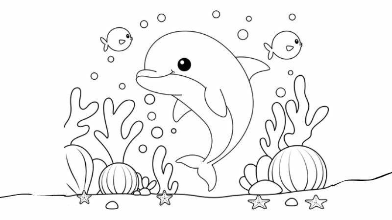 Tải và in hình động vật tô màu siêu dễ thương cho bé