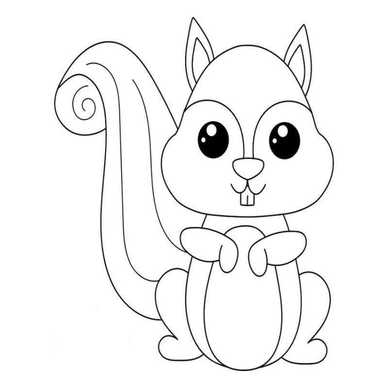 Tập tô thật vui với chủ đề tô màu động vật trong rừng