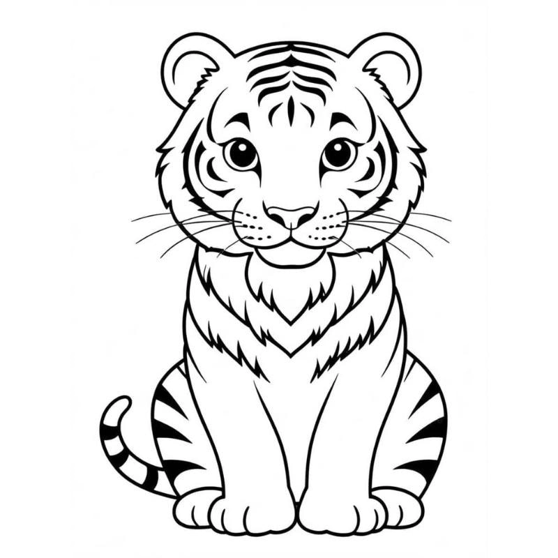 Thế giới sinh vật phong phú trong tranh động vật tô màu