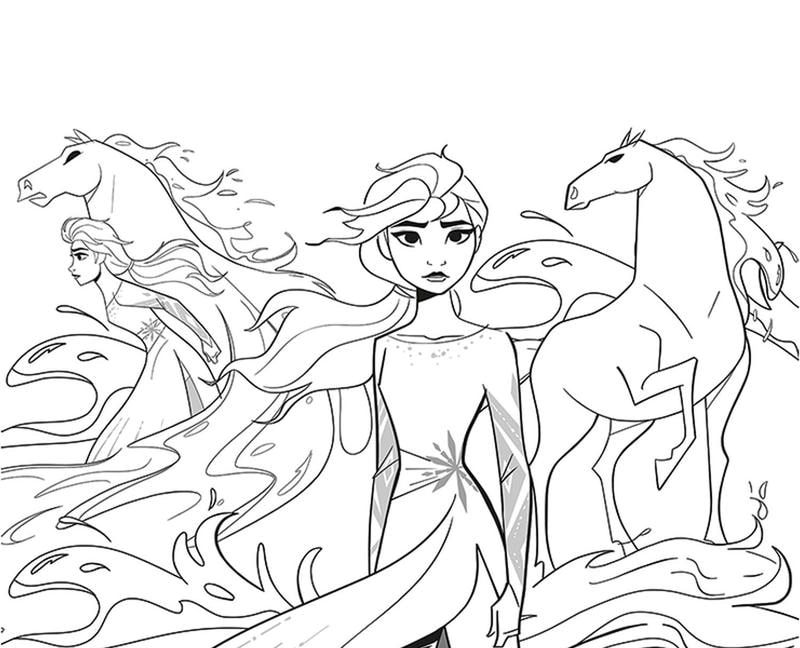 Khám phá và in hình elsa tô màu trong tuyển chọn tranh tô màu elsa