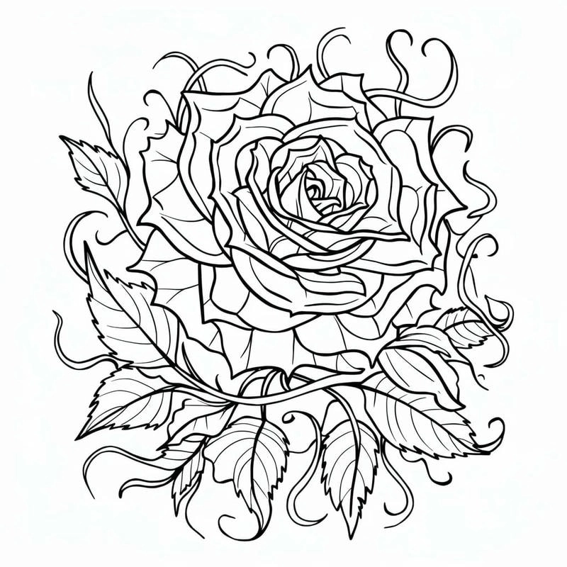 Tô màu hoa hồng đẹp là như thế nào 