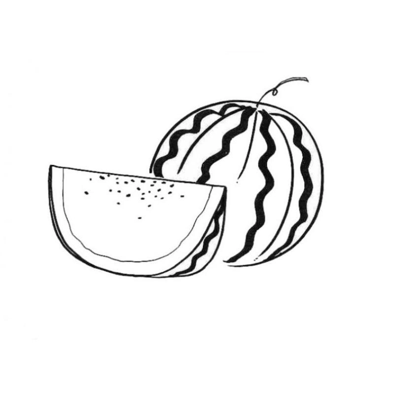 Tạo dấu ấn riêng với tranh quả dưa hấu tô màu sinh động