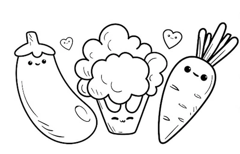 Tranh tô màu hoa quả cho bé giúp bé học tên trái cây