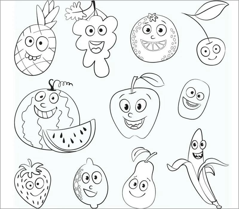 Tô màu tranh hoa quả giúp bé phát triển trí tưởng tượng