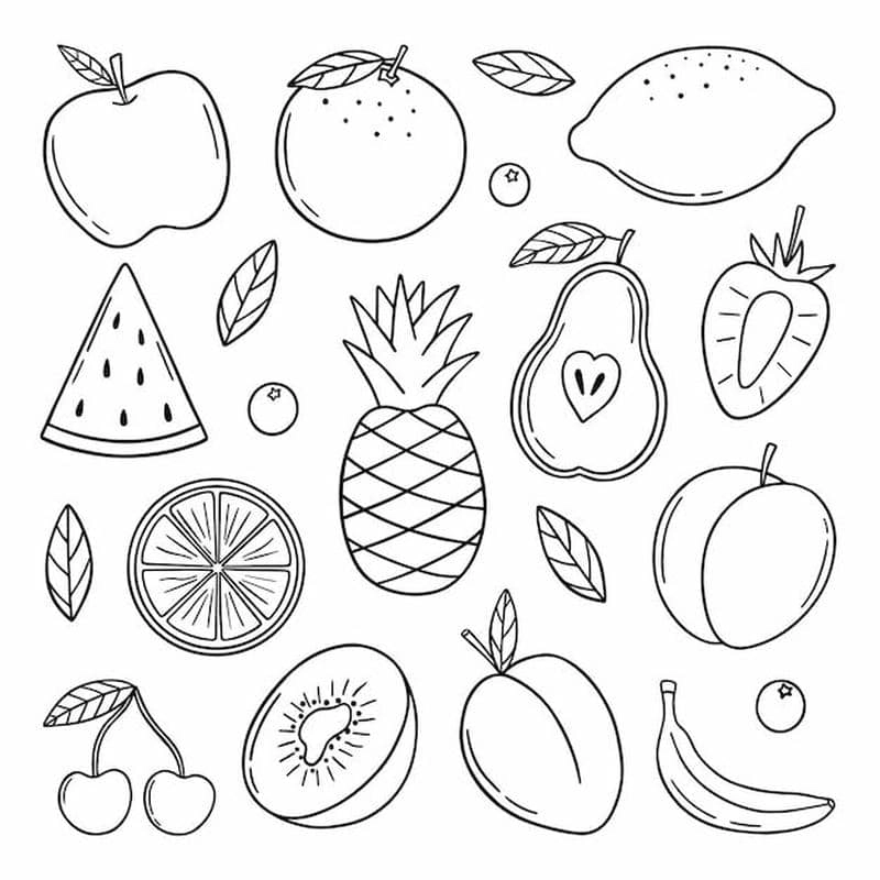 Tô màu rau củ quả vừa học vừa chơi cực kỳ hấp dẫn