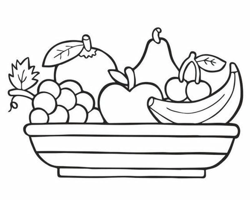 Tô màu quả giúp bé rèn luyện tay và mắt hiệu quả