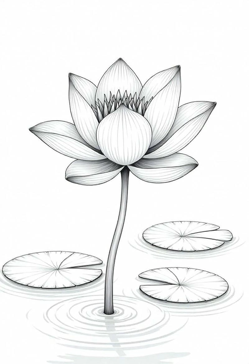 Xem bộ sưu tập hình ảnh tô màu hoa sen chuẩn nhất hiện nay