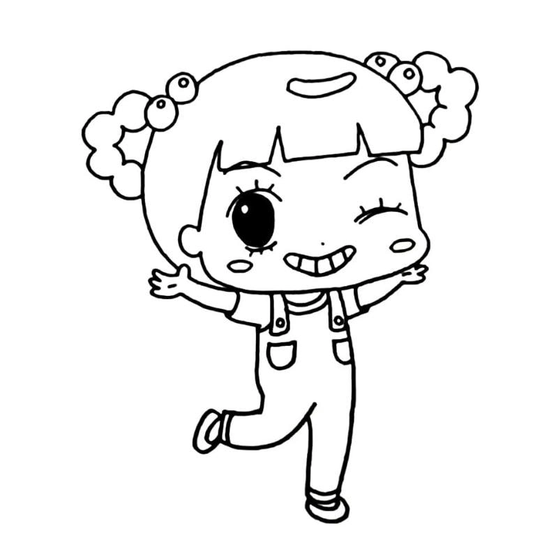 Gợi ý cực dễ thương từ tranh tô màu hoạt hình và nhân vật hoạt hình tranh tô màu jadoo