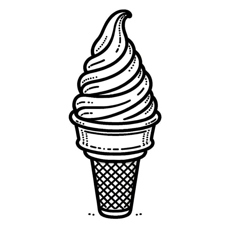 Mở rộng sáng tạo cùng tô màu cây kem siêu đẹp