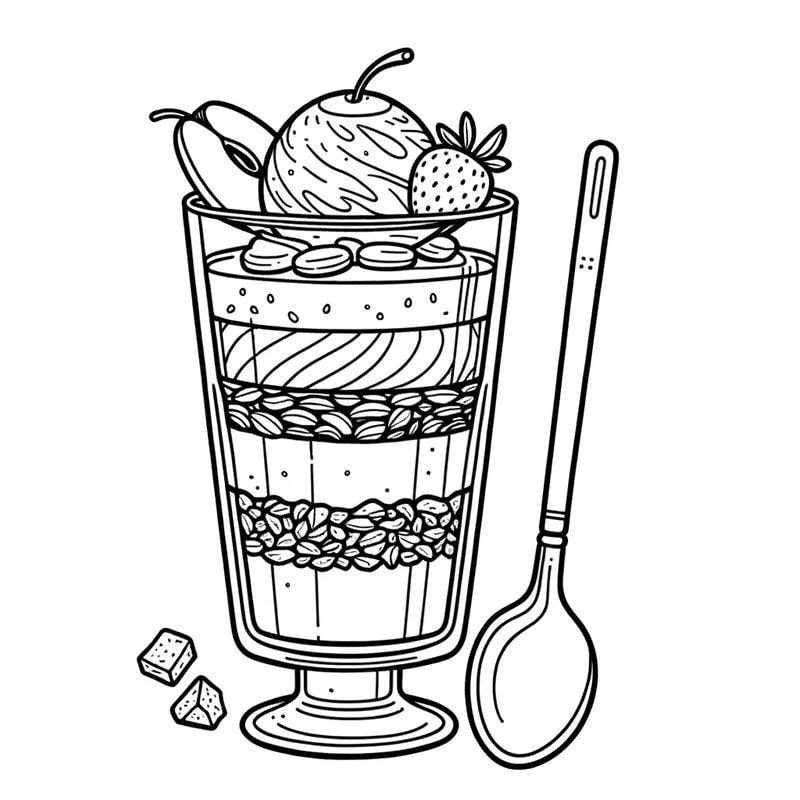 Tập tô dễ dàng với hình tô màu cây kem đẹp mắt