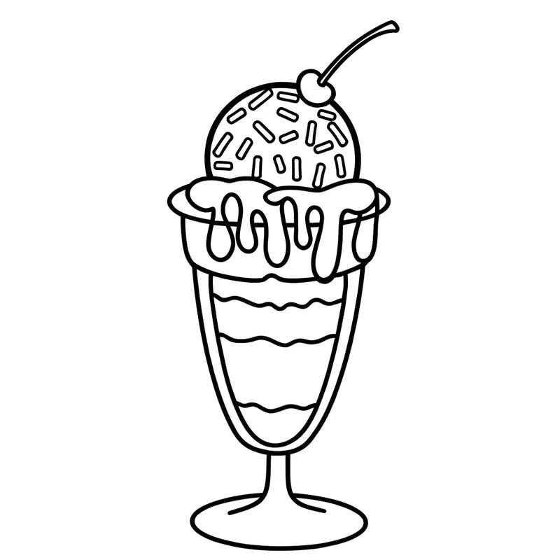 Khơi dậy đam mê nghệ thuật với hình cây kem tô màu