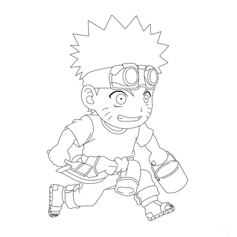 Khám phá khả năng sáng tạo qua tô màu naruto chuẩn nét