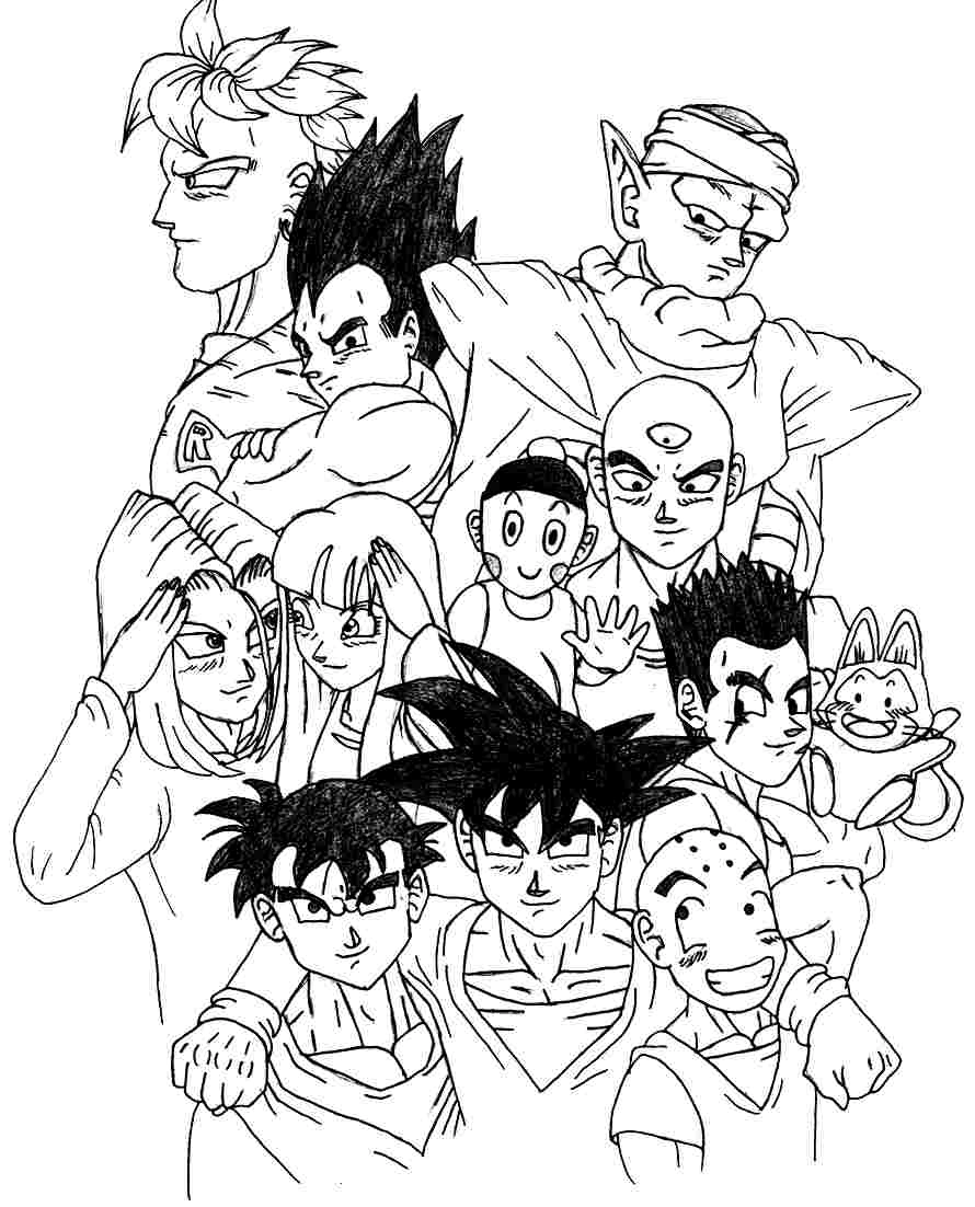 Khám phá hình ảnh tô màu songoku cực ngầu kích thích sáng tạo