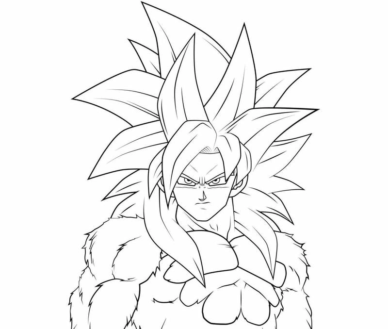 Bộ sưu tập ảnh songoku tô màu đẹp mắt cho người mê tranh