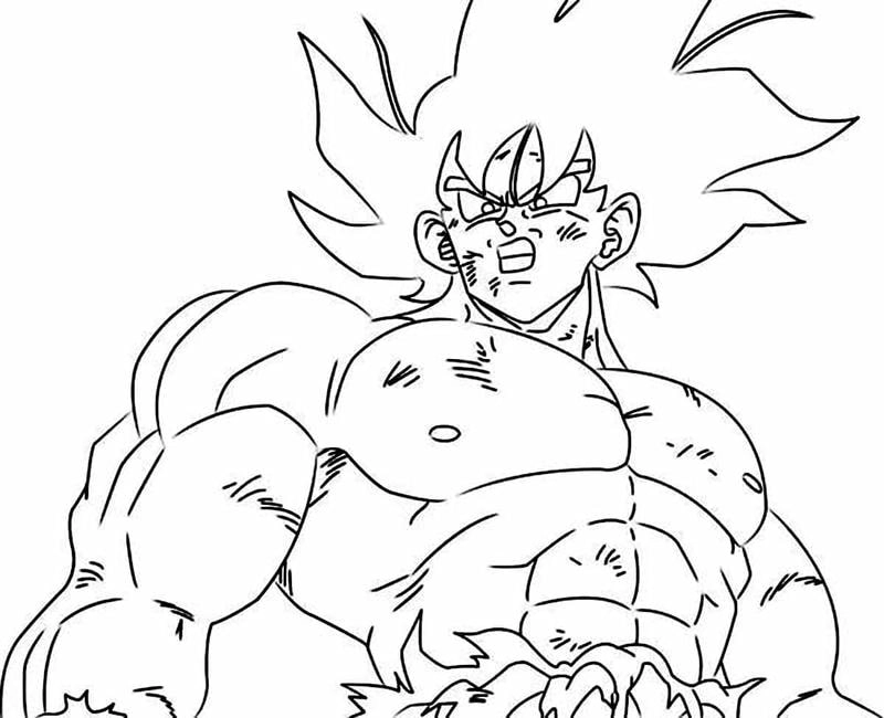 Khám phá bộ sưu tập ảnh tô màu songoku đẹp nhất hôm nay