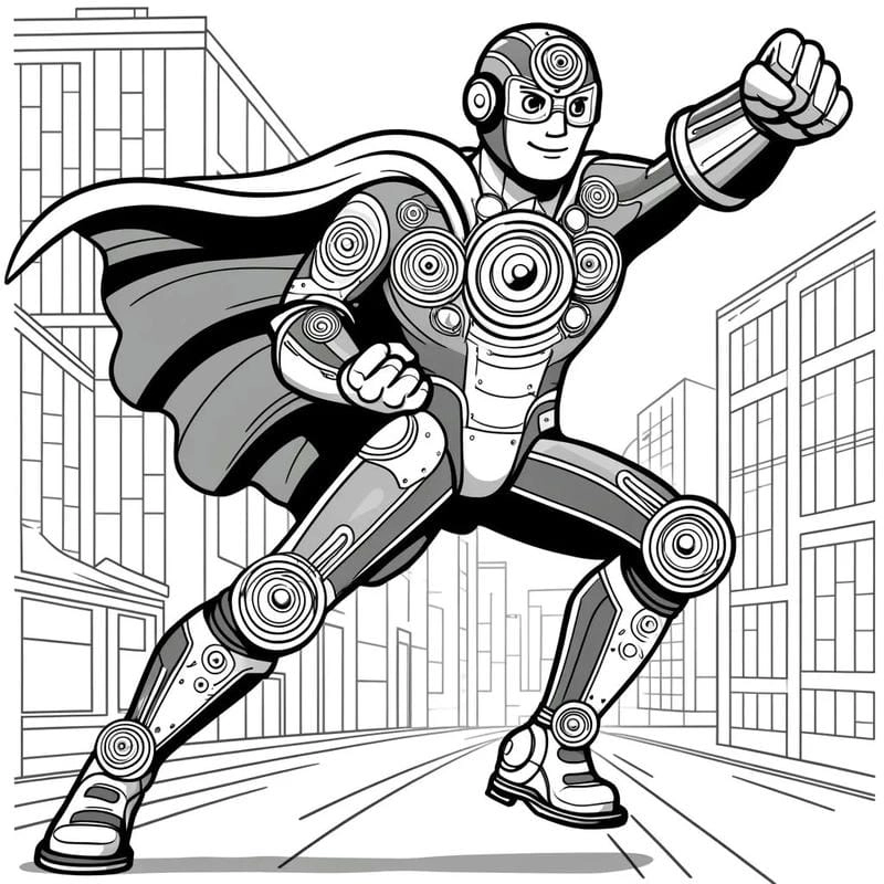 Hình ảnh titan drill man tô màu titan speakerman v2 siêu ngầu cho bé tập tô