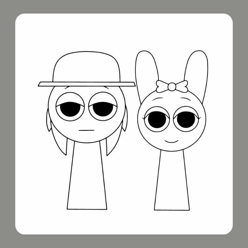 Tô màu incredibox sprunki kết hợp âm nhạc và màu sắc sống động