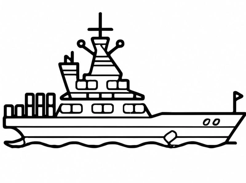 Khơi dậy trí tưởng tượng với tô màu tàu chiến đặc sắc