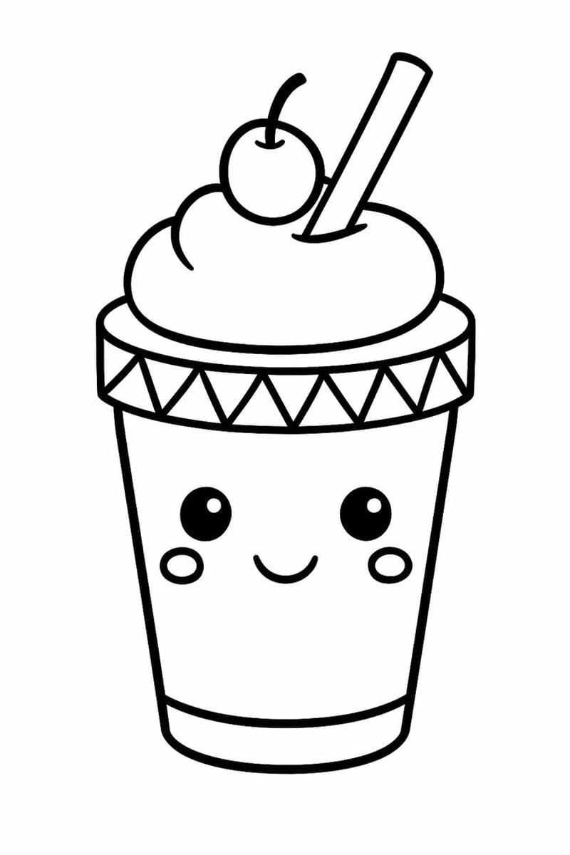 Học tô màu với tranh trà sữa tô màu sinh động cho bé phát triển tư duy