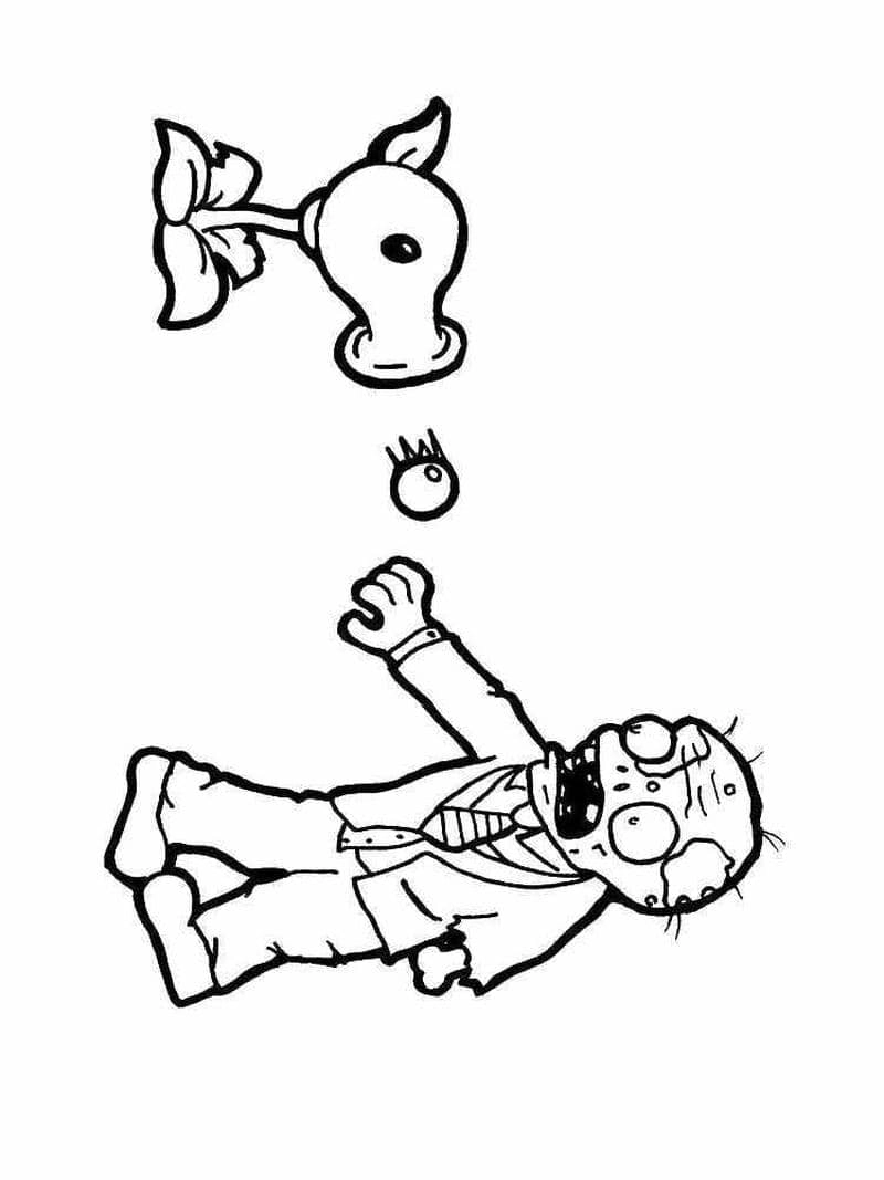 Bộ tranh tranh tô màu plant vs zombie phù hợp mọi lứa tuổi