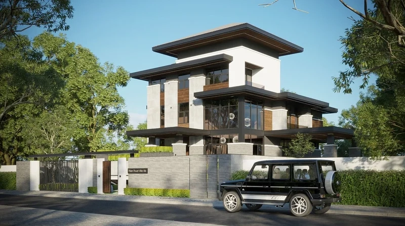 Sáng tạo không gian với mẫu nhà biệt thự đẹp tinh tế từng chi tiết