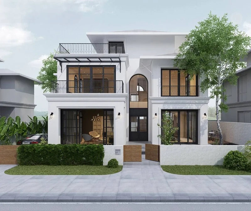 Sưu tầm bộ sưu tập những mẫu nhà 2 tầng đẹp