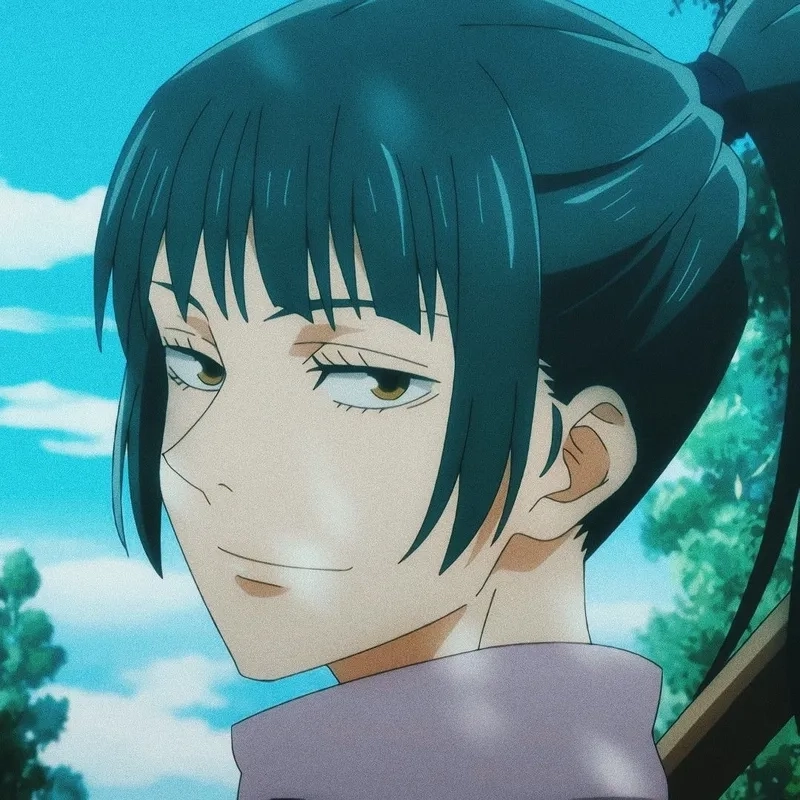 Nhan sắc và khí chất trong maki zenin anime