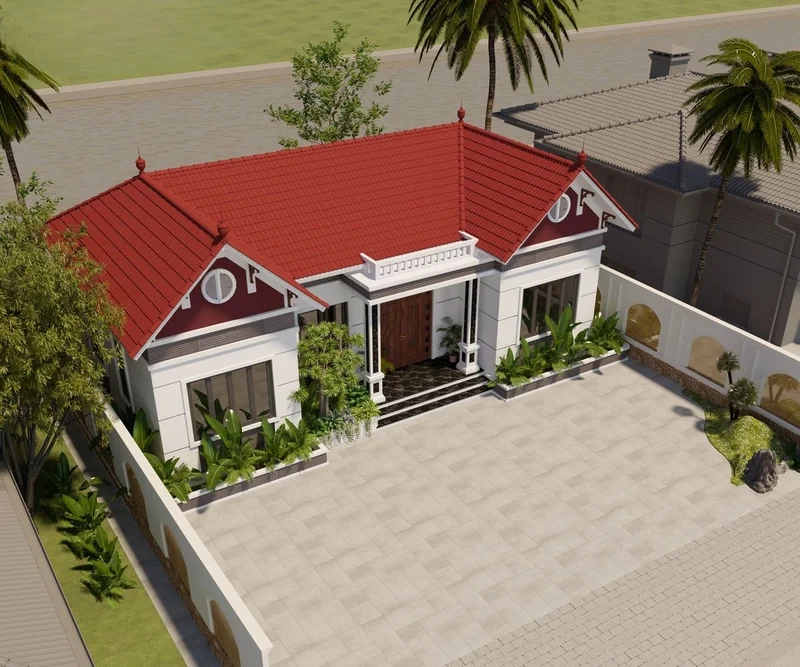 Gợi ý top mẫu nhà 3 gian nông thôn đẹp hút mắt nhất