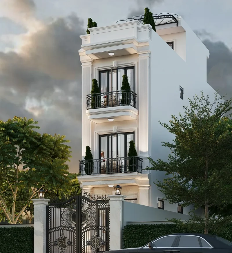 Chọn ngay mẫu nhà 3 tầng đẹp ở nông thôn tiện nghi thoáng mát ai cũng mê