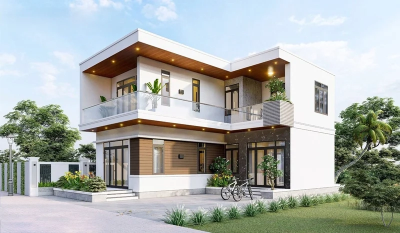 Bộ sưu tập mẫu nhà chữ l 2 tầng hiện đại đẹp được ưa chuộng nhất