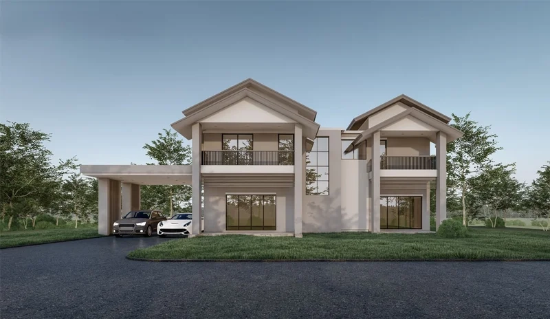 Khám phá mẫu nhà chữ u kiểu trung quốc đầy cuốn hút