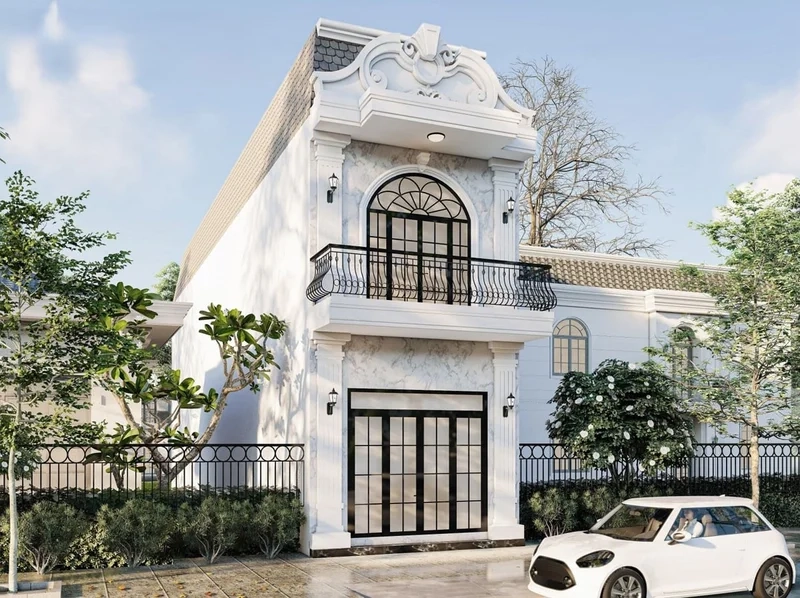 BST các mẫu nhà ống 2 tầng đẹp thịnh hành