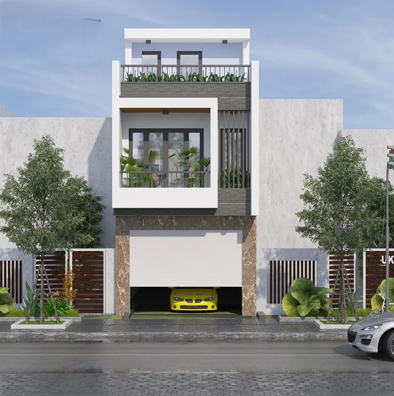 Lựa chọn thông minh cùng những mẫu nhà ống 2 tầng đẹp cho gia đình trẻ