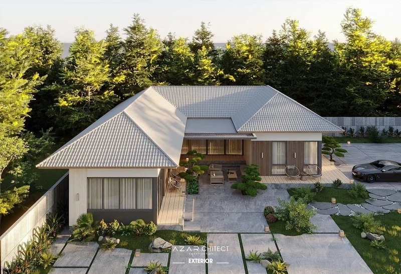 Khám phá mẫu nhà vườn hiện đại sang trọng cho không gian sống xanh