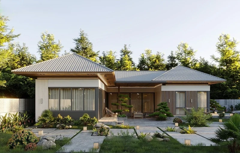 Chọn ngay mẫu nhà vườn nhỏ tiện lợi và tiết kiệm chi phí xây dựng