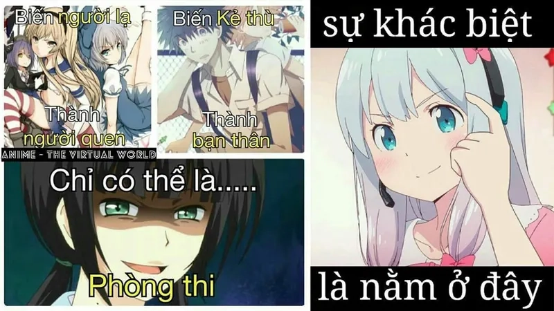 Giới trẻ Việt cực thích chia sẻ meme anime vn siêu hài