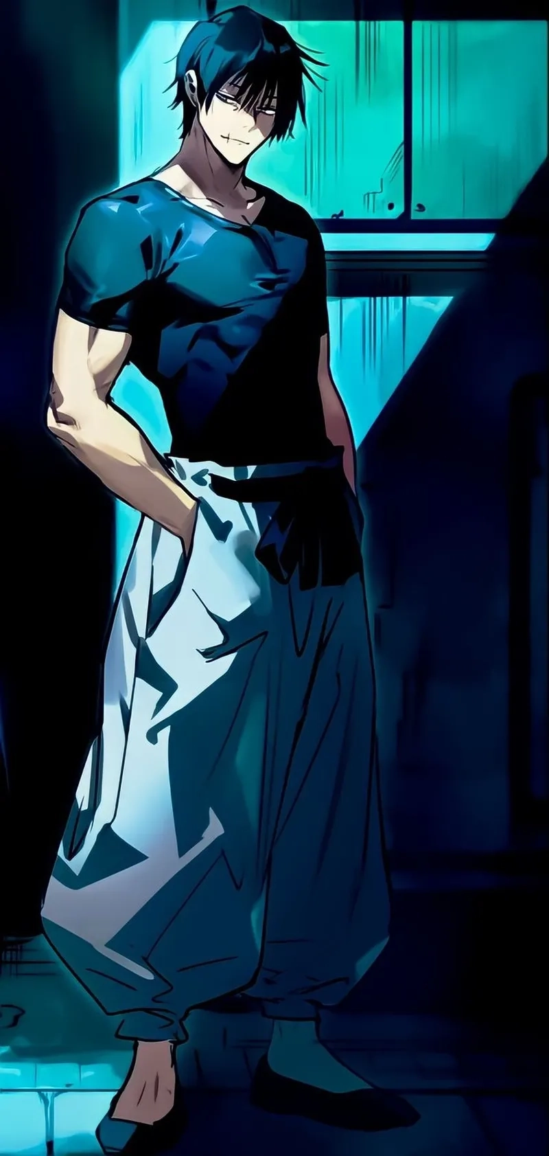 Thân hình chuẩn chiến binh của toji body gây sốt