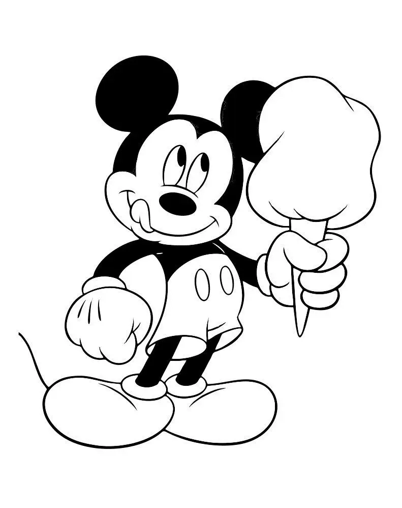 Miễn phí tải ngay bộ tải tranh tô màu chuột mickey cho bé