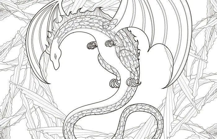 Bộ sưu tập tranh tô màu rồng con siêu dễ thương