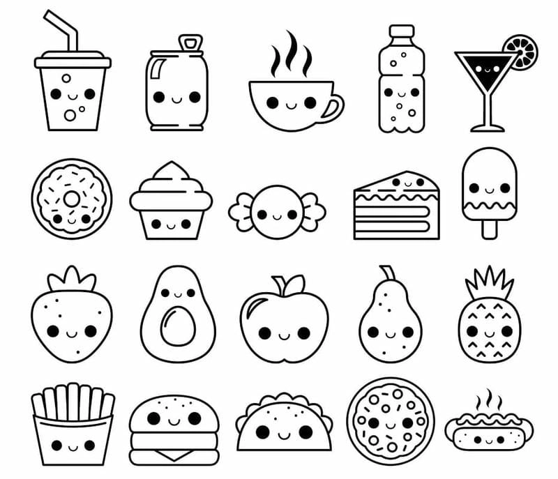 Tải ngay tranh tô màu cute dễ thương giúp bé rèn luyện sự khéo léo