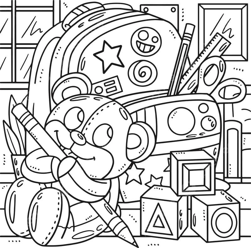 Khám phá hình ảnh đẹp từ tô màu đồ chơi trong trường mầm non